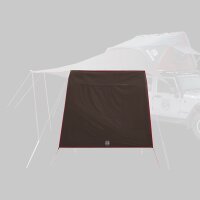 Pare-vent pour auvent - marron